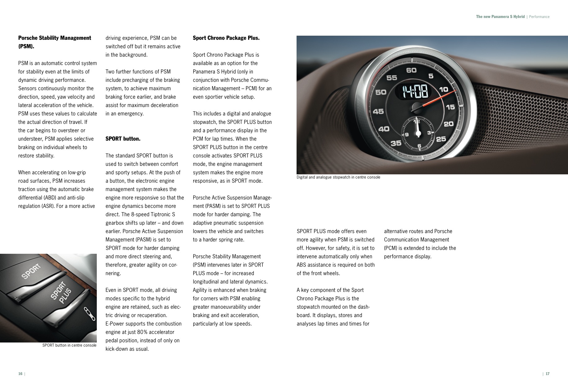 2011 Porsche Panamera Brochure Page 13